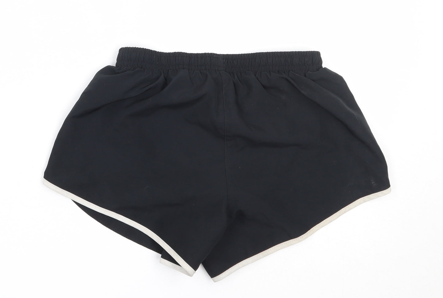 Nike Girls Black  Polyester Hot Pants Shorts Size 9-10 Years  Regular