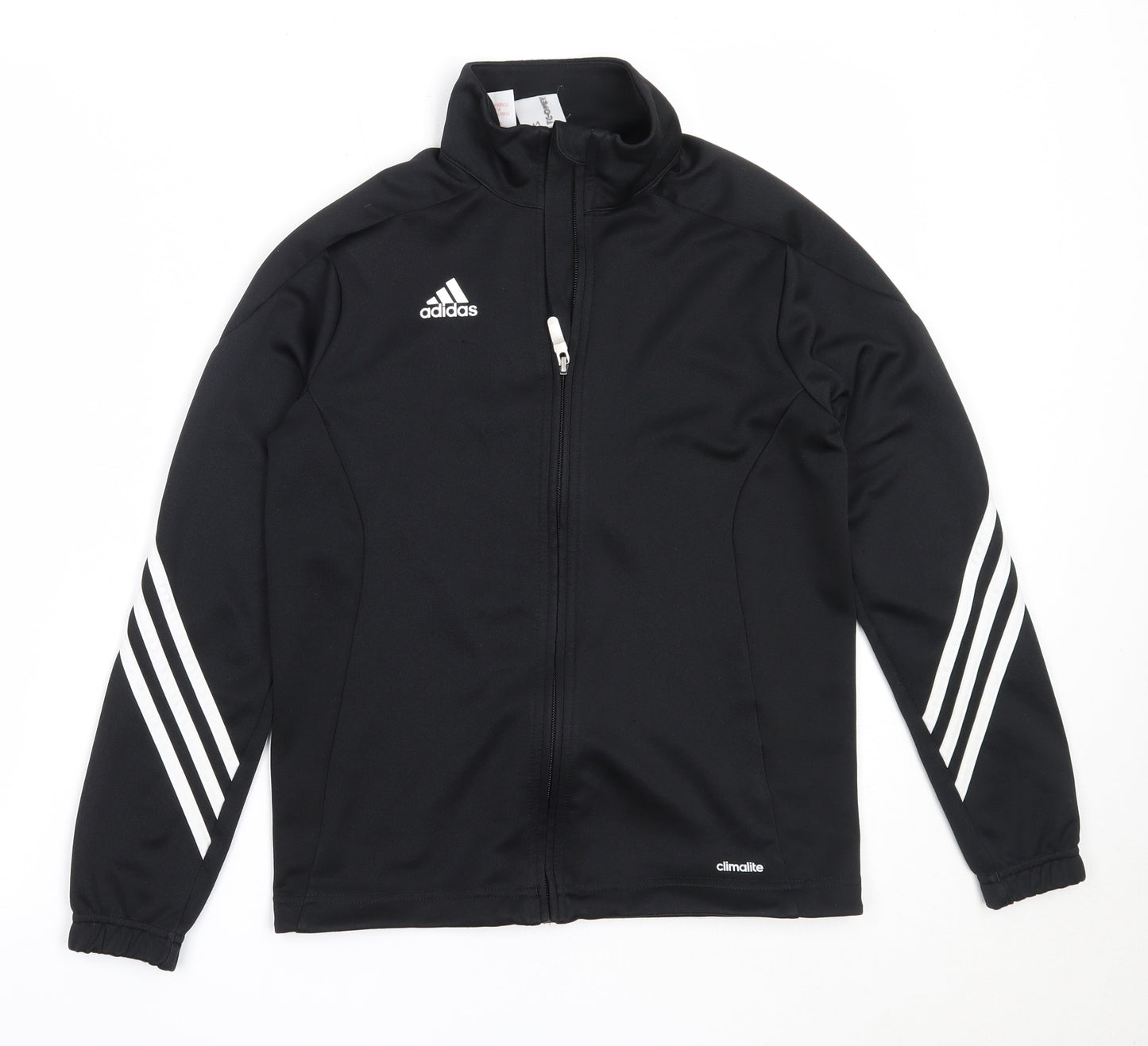 adidas Boys Black   Jacket  Size 11-12 Years
