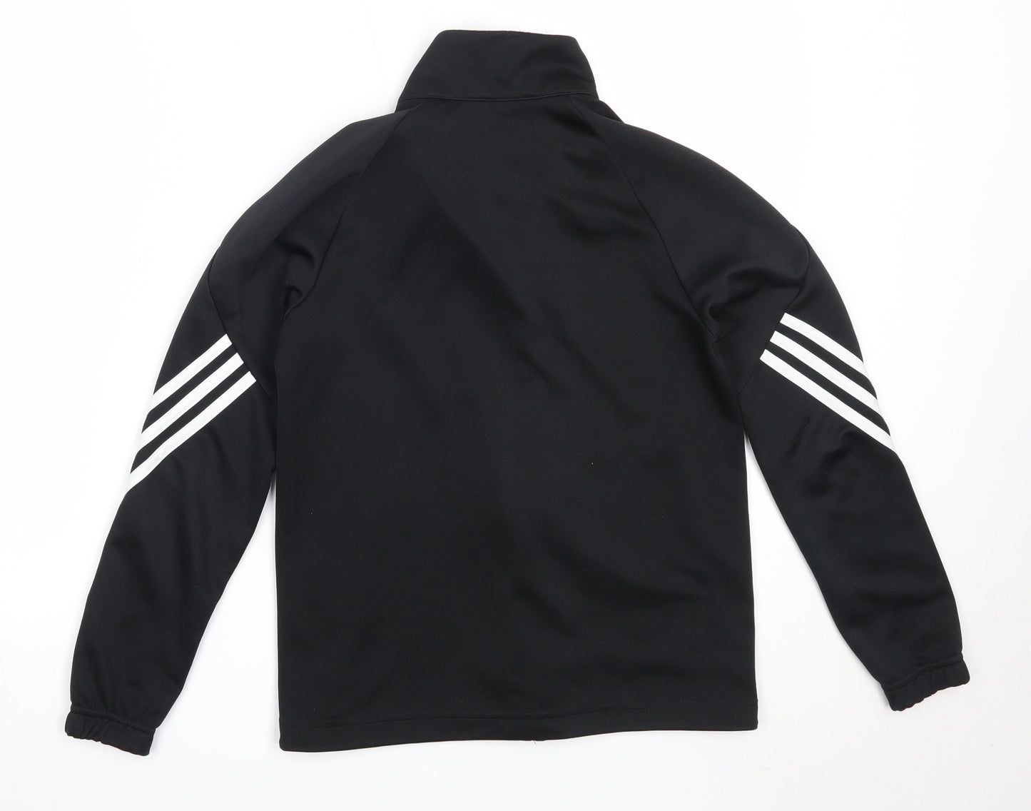 adidas Boys Black   Jacket  Size 11-12 Years