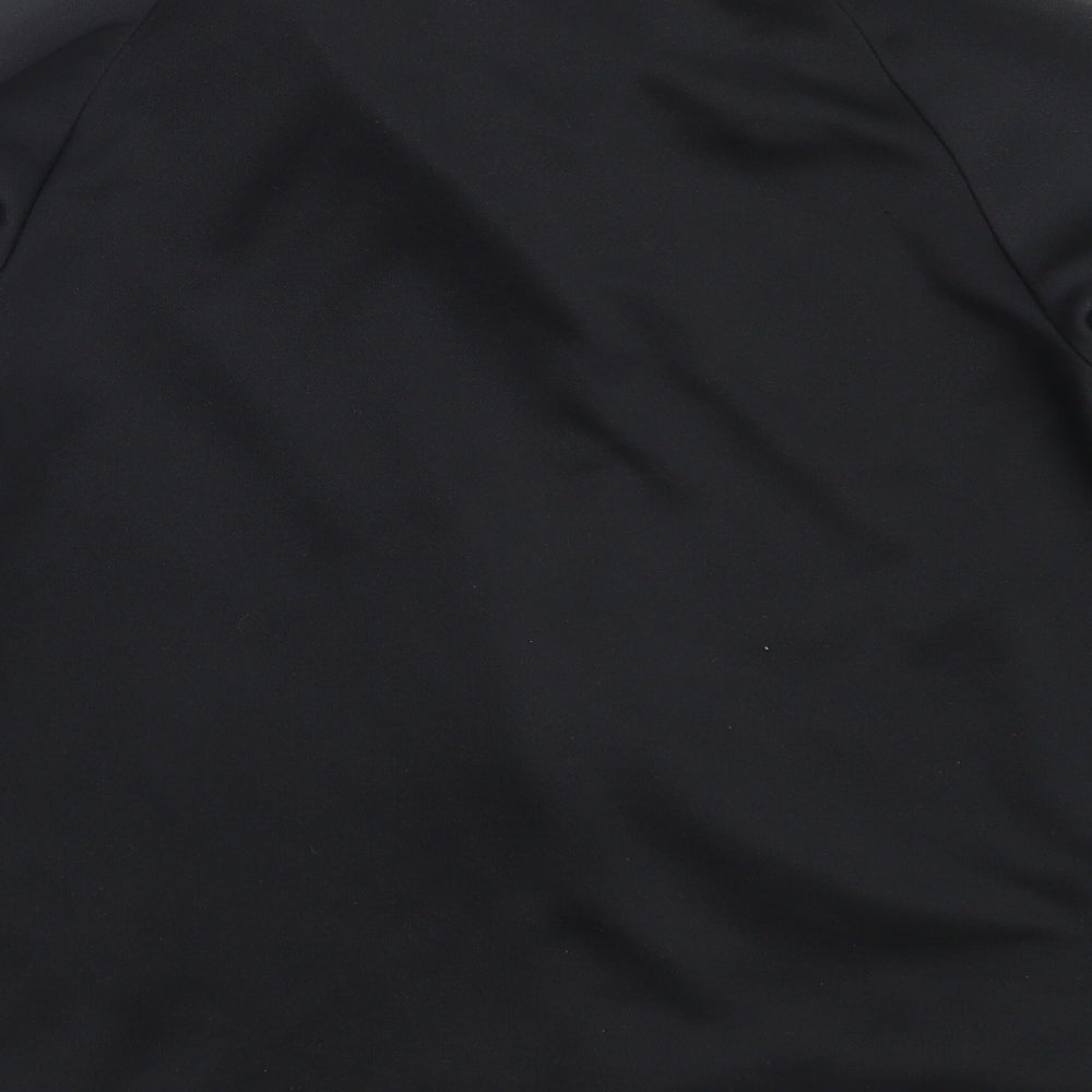 adidas Boys Black   Jacket  Size 11-12 Years