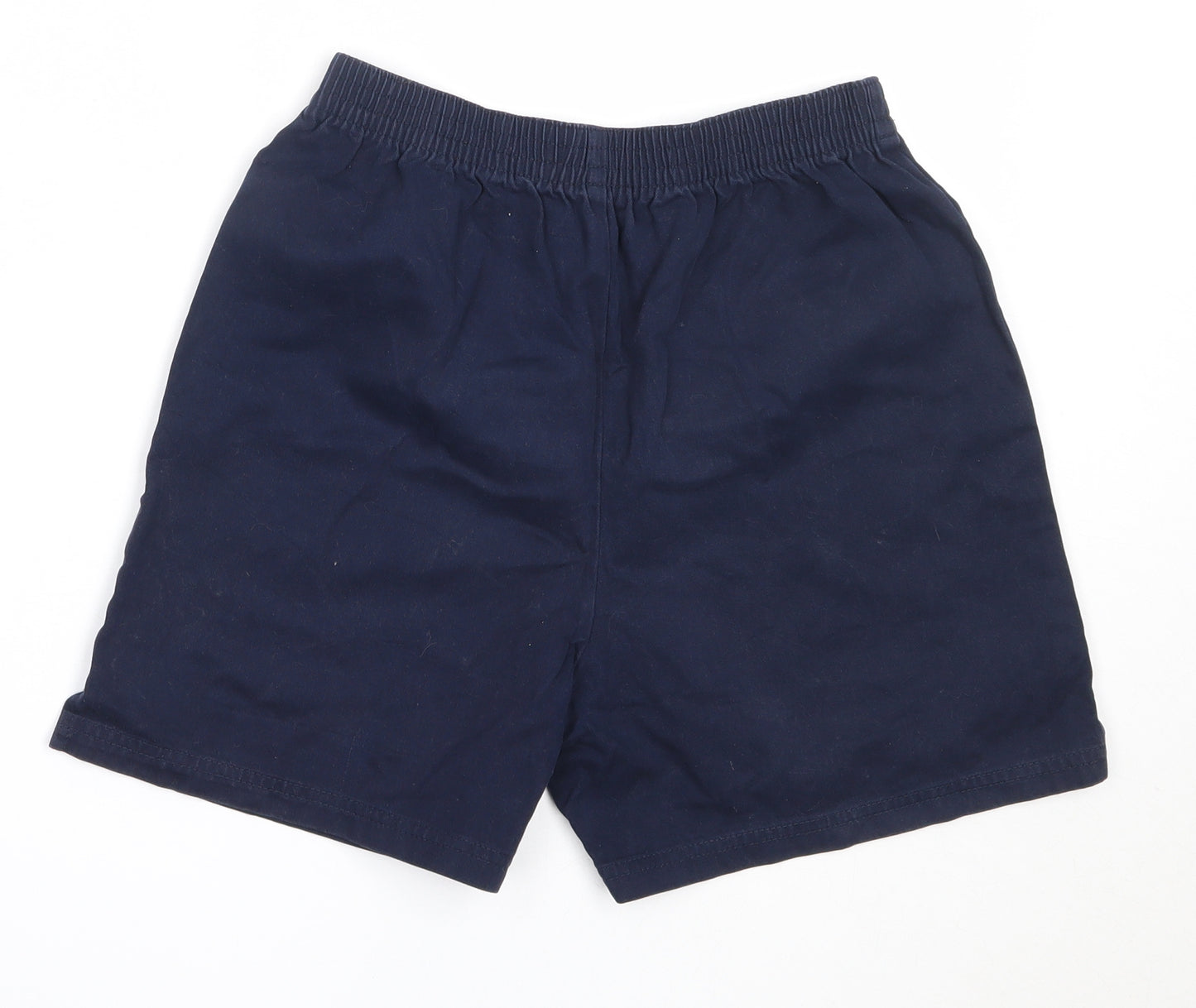 Marks and Spencer Boys Blue  Cotton Bermuda Shorts Size 11-12 Years  Regular