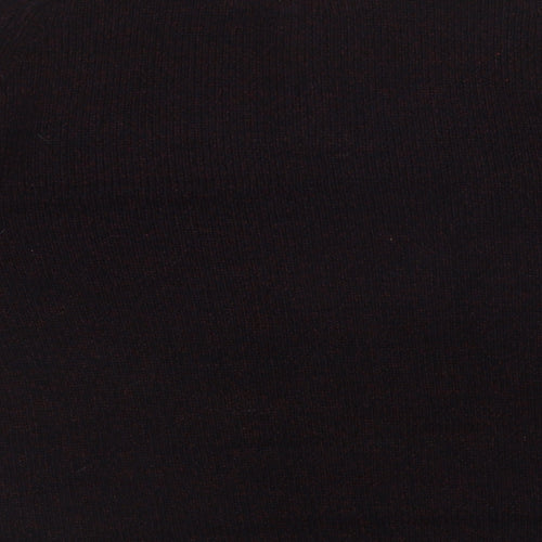 Burton Mens Purple Collared  Acrylic Henley Jumper Size M