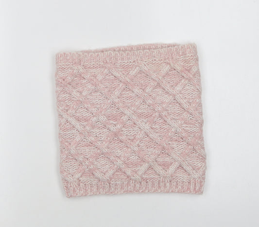 NEXT Girls Pink  Acrylic Scarf Scarves & Wraps One Size  - Snood