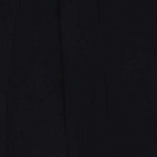TU Mens Black  Polyester Trousers  Size 42 L31 in Regular Button