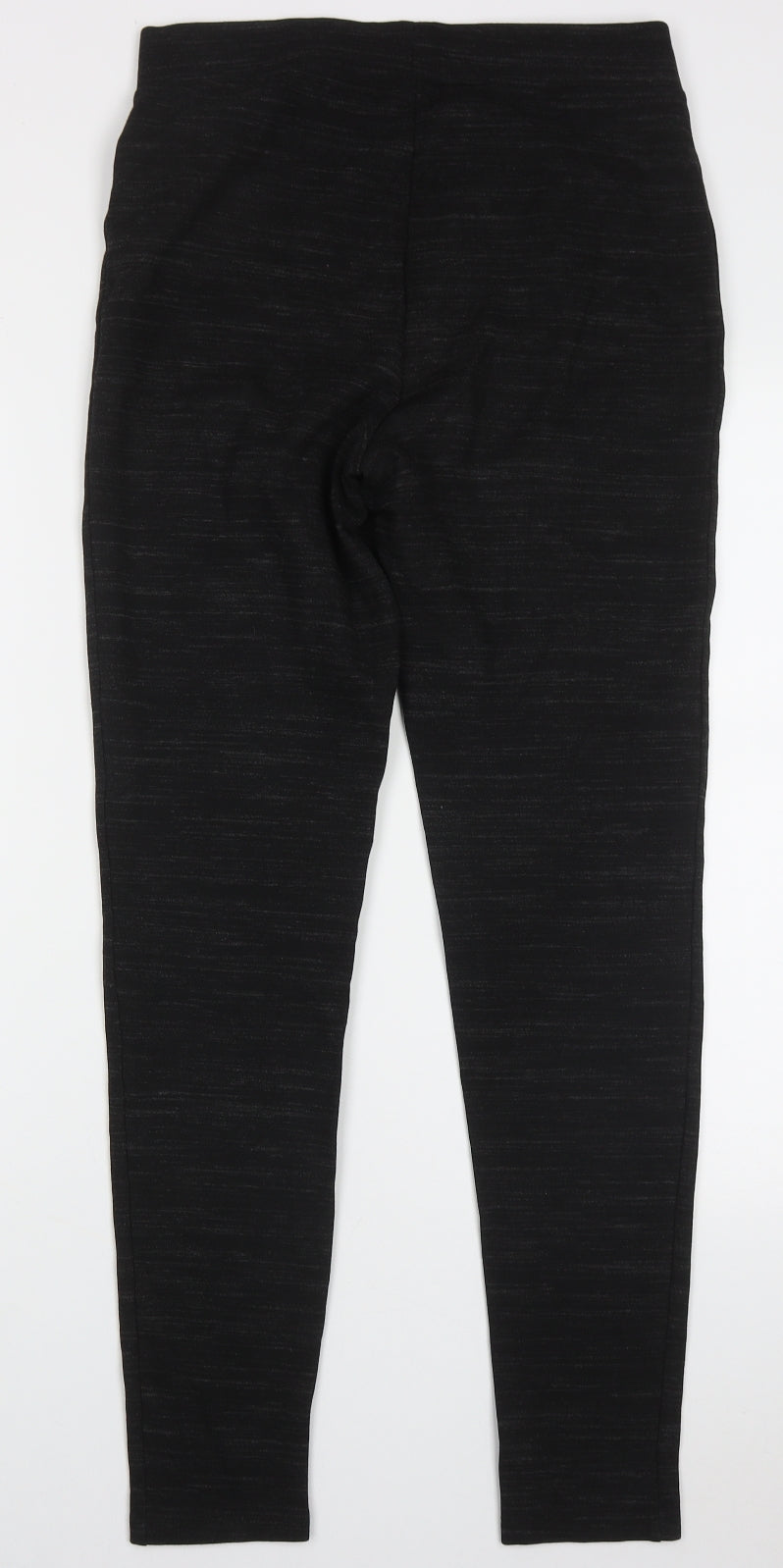 Marks and Spencer Womens Black  Viscose Trousers  Size 12 L30 in Regular