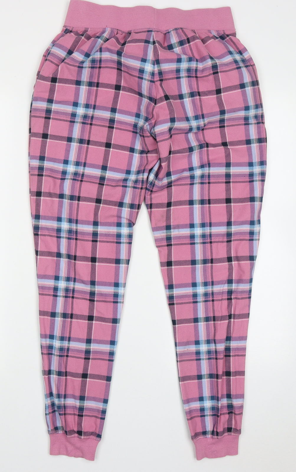 NEXT Womens Pink Check Polyester Cami Pyjama Pants Size S
