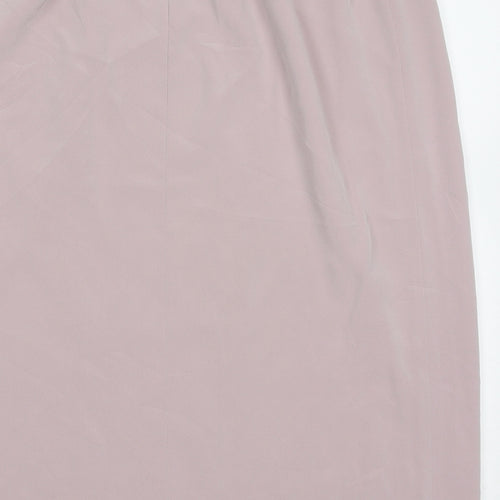 Frank Usher Womens Pink  Polyester A-Line Skirt Size 14