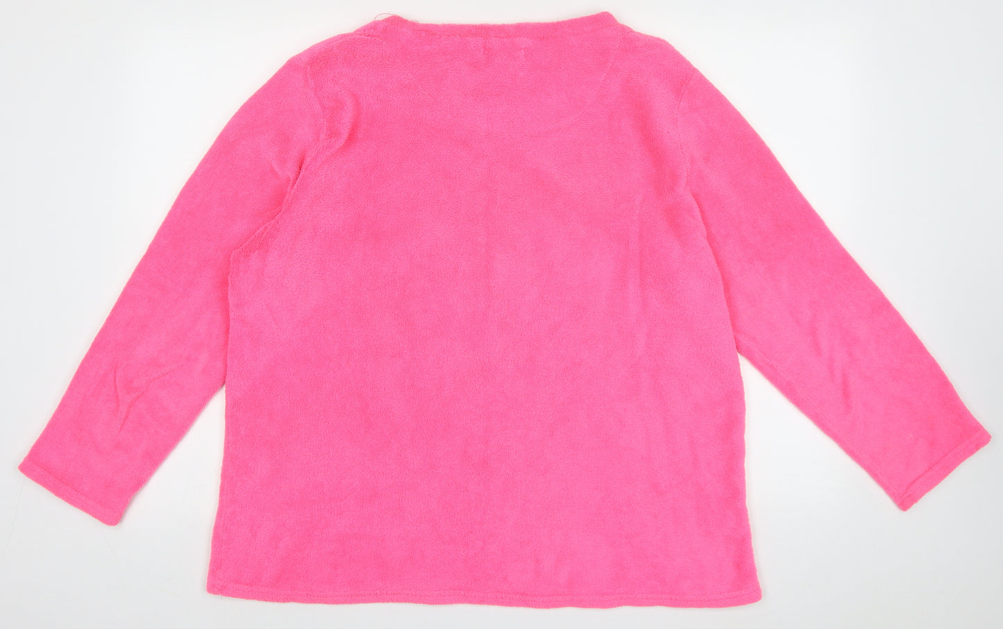 primrk Womens Pink  Polyester Cami Pyjama Top Size XL   - Ice cream & day dream