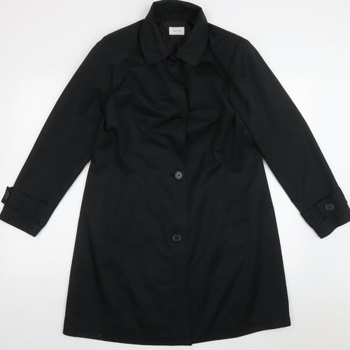 Agenda Womens Black   Jacket  Size 14  Button