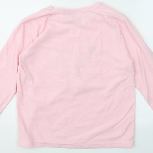 Selena Girl Girls Pink  Polyester Top Pyjama Top Size 13 Years   - If the crown fits/swan