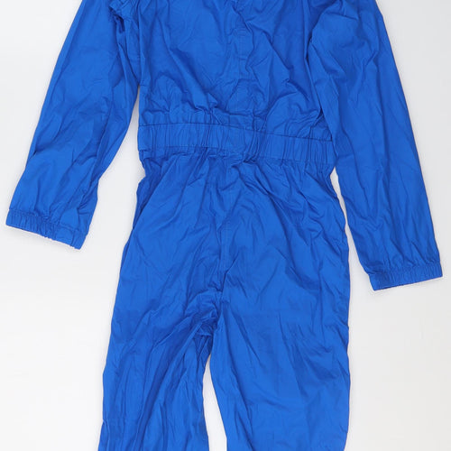 Trespass Boys Blue   Rain Coat Snowsuit Size 7-8 Years  Zip - Technical performance