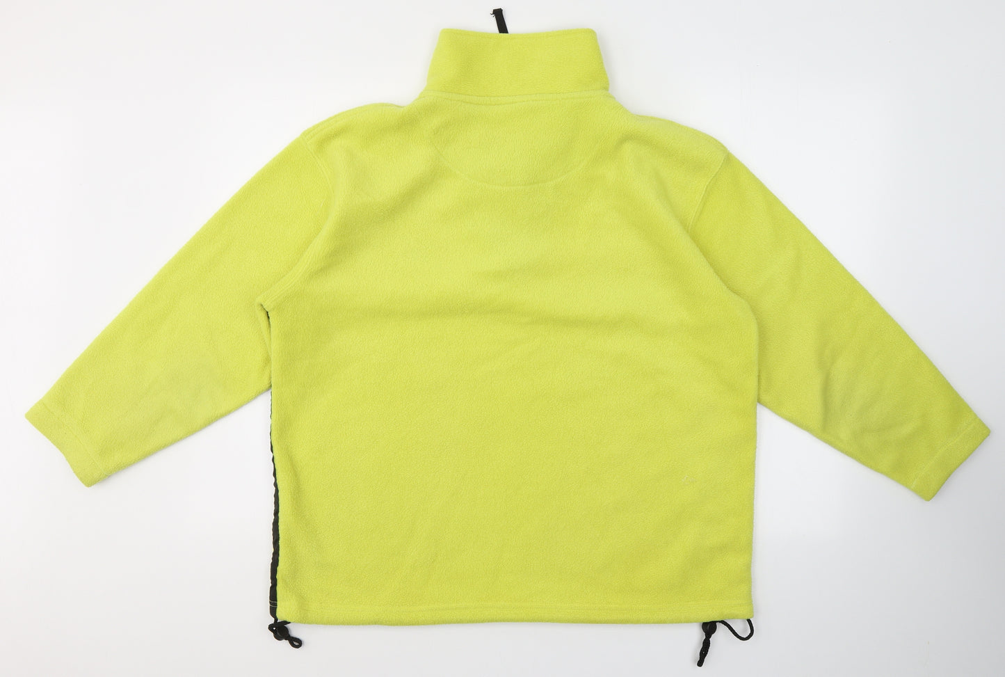 Unlimited style Womens Yellow Collared  Polyester Pullover Jumper Size 16   - Style