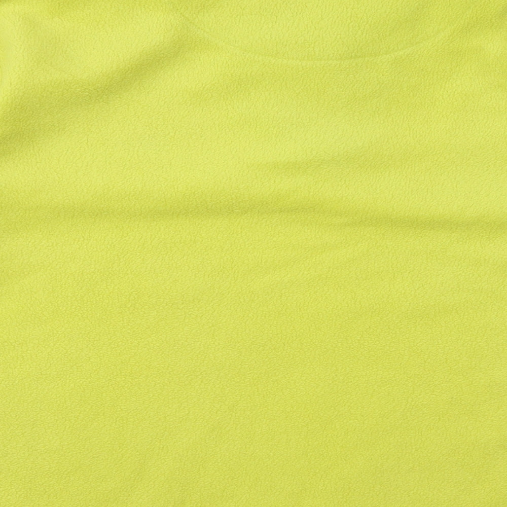 Unlimited style Womens Yellow Collared  Polyester Pullover Jumper Size 16   - Style
