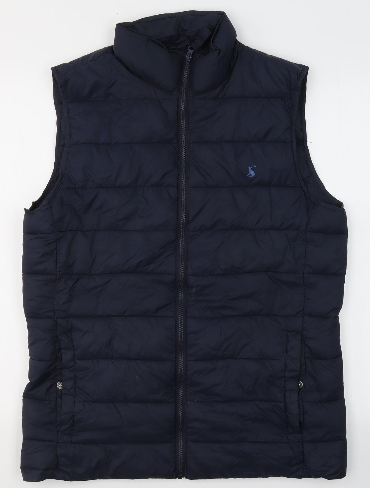 Joules Mens Blue   Gilet Jacket Size M  Zip - Puffer gilet