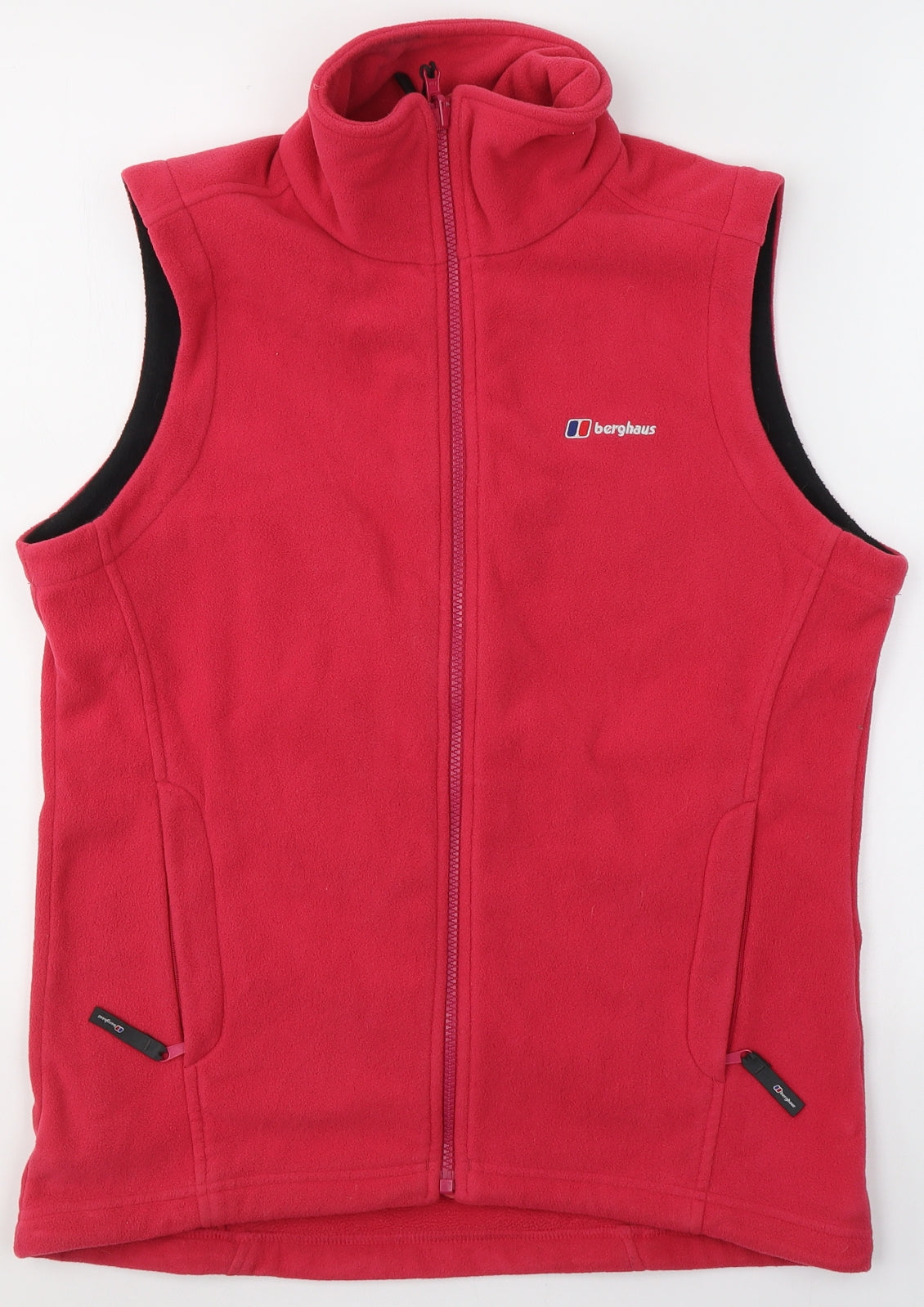 Berghaus Womens Pink Collared  Polyester Full Zip Jumper Size 10   - Fleece Gilet