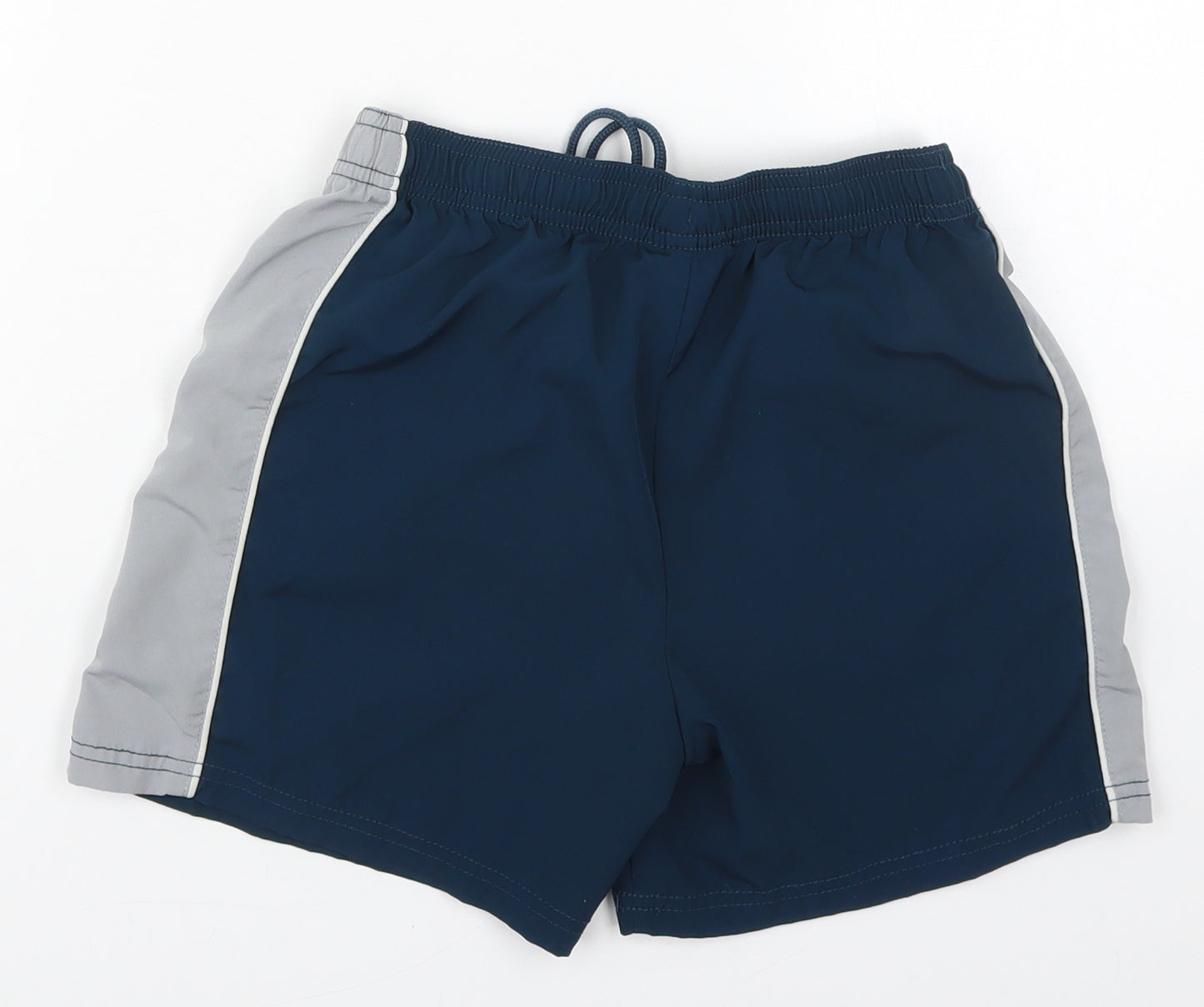 A-League Boys Blue  Polyester Utility Shorts Size 10 Years  Regular Drawstring - Melbourne Victory FC