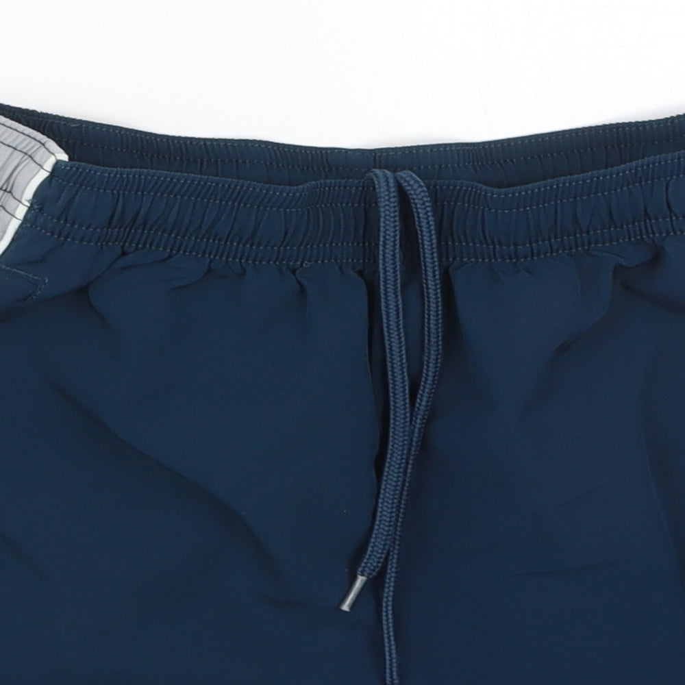 A-League Boys Blue  Polyester Utility Shorts Size 10 Years  Regular Drawstring - Melbourne Victory FC