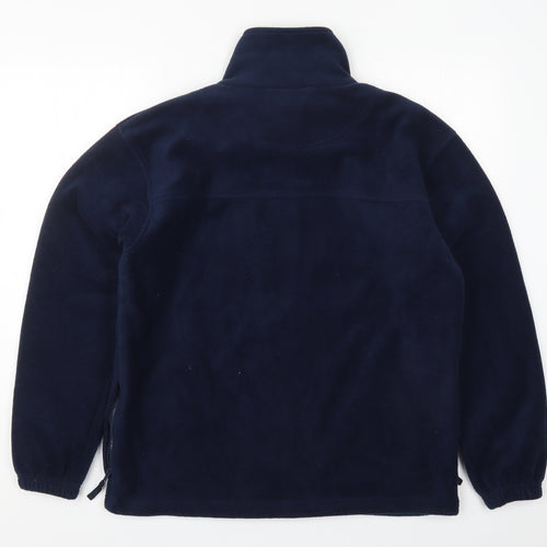 Blue Max Mens Blue   Jacket  Size M  Zip