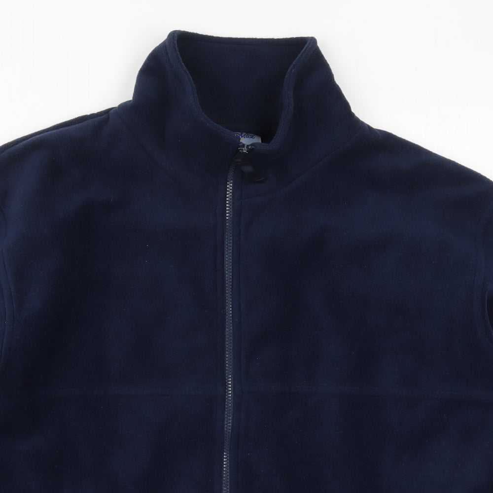 Blue Max Mens Blue   Jacket  Size M  Zip
