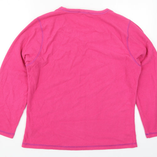 Dunnes Womens Pink Solid Polyester Top Pyjama Top Size 14   - Dream