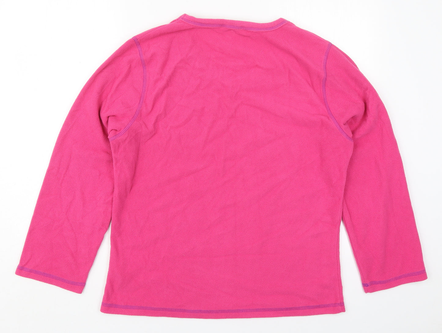 Dunnes Womens Pink Solid Polyester Top Pyjama Top Size 14   - Dream