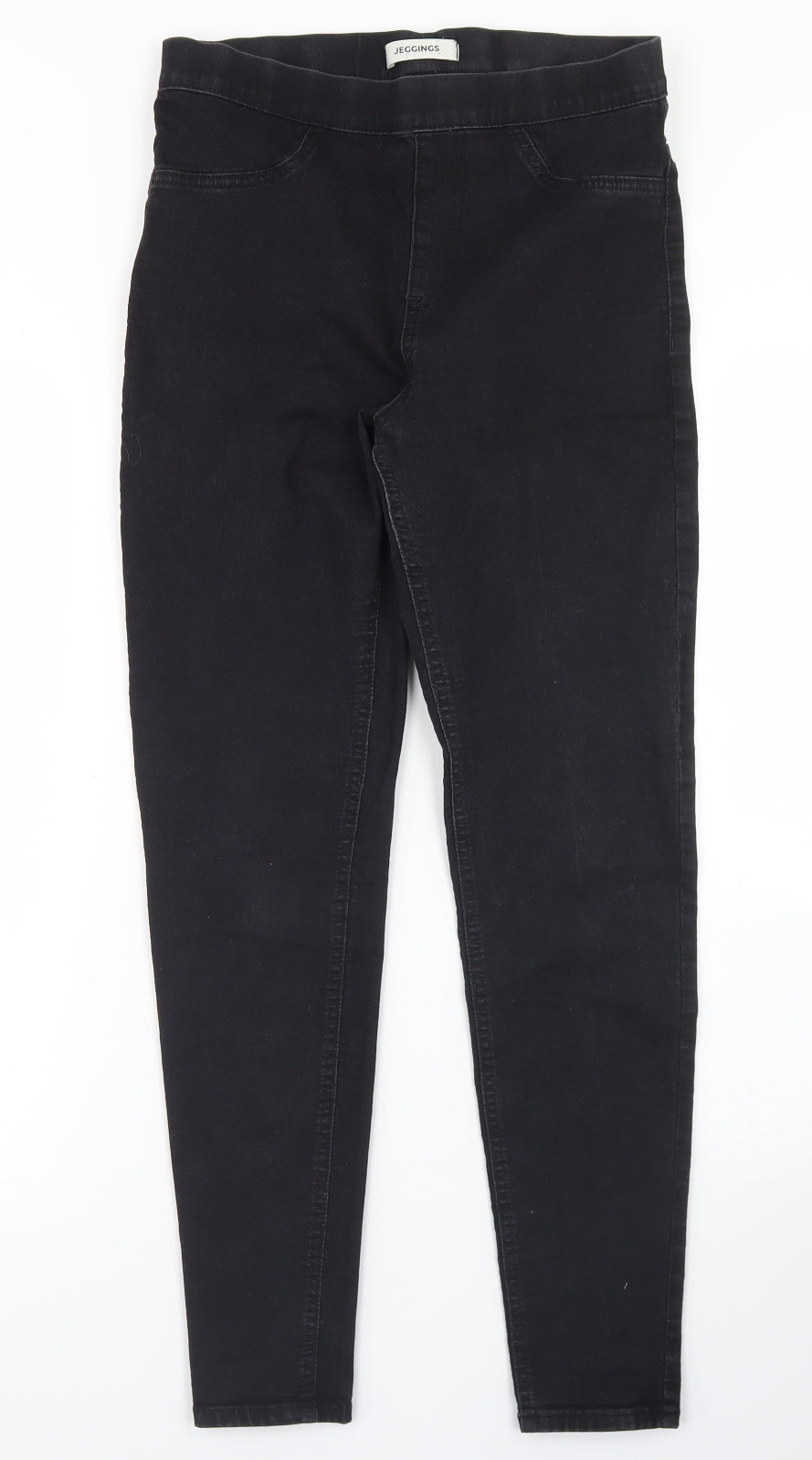 Marks and Spencer Womens Black  Cotton Jegging Jeans Size 10 L27 in Regular