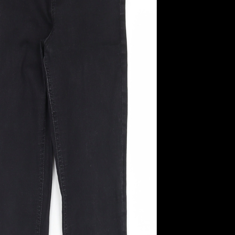 Marks and Spencer Womens Black  Cotton Jegging Jeans Size 10 L27 in Regular