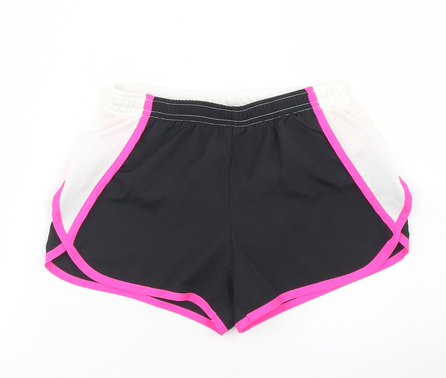 Layer 8 Womens Black Colourblock Polyester Hot Pants Shorts Size S L3 in Regular