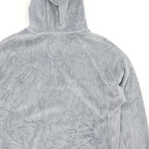 Topshop Womens Grey  Cotton Pullover Hoodie Size 8