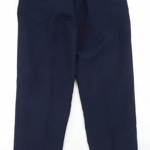 Amber Womens Blue  Polyester Dress Pants Trousers Size 10 L28 in Regular