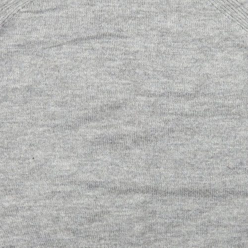 Primark Womens Grey Crew Neck  Acrylic Pullover Jumper Size L