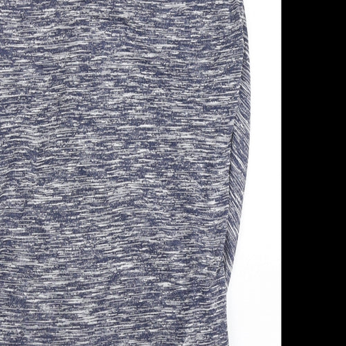 Jasper Conran Womens Blue  Viscose Basic T-Shirt Size 10 V-Neck