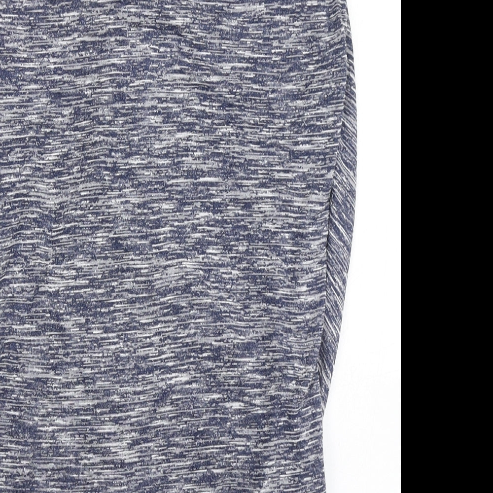 Jasper Conran Womens Blue  Viscose Basic T-Shirt Size 10 V-Neck