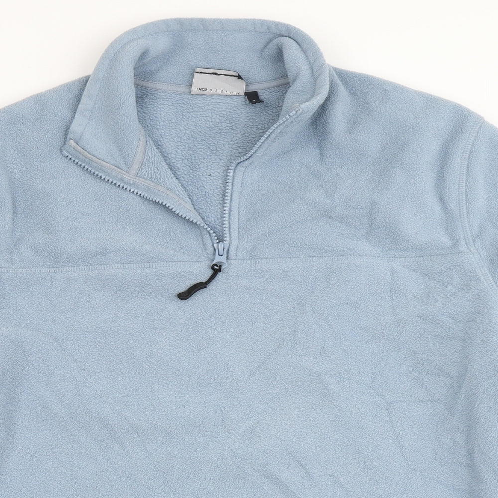 ASOS Mens Blue  Polyester Pullover Sweatshirt Size M