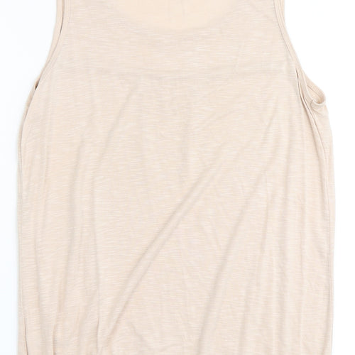 Dorothy Perkins Womens Pink  Viscose Basic Tank Size 8 Round Neck