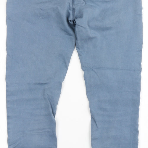 Dunnes Stores Womens Blue  Cotton Skinny Jeans Size 12 L27 in Regular Button