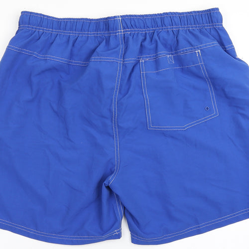 George Mens Blue  100% Polyester Athletic Shorts Size XL  Regular