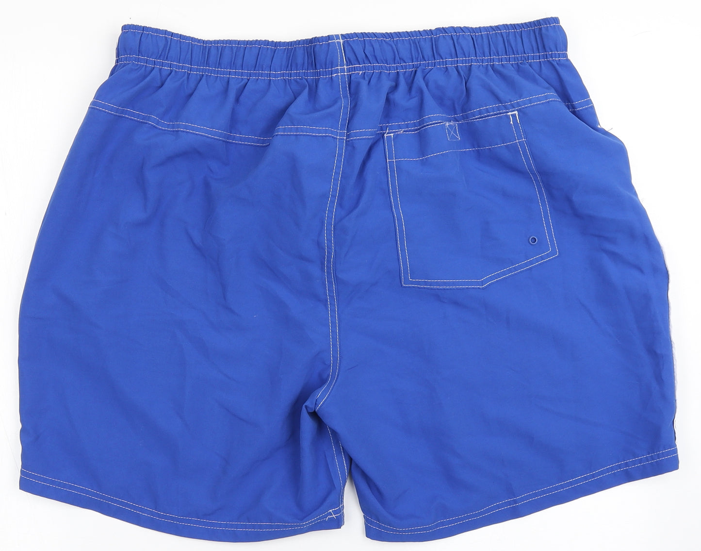 George Mens Blue  100% Polyester Athletic Shorts Size XL  Regular