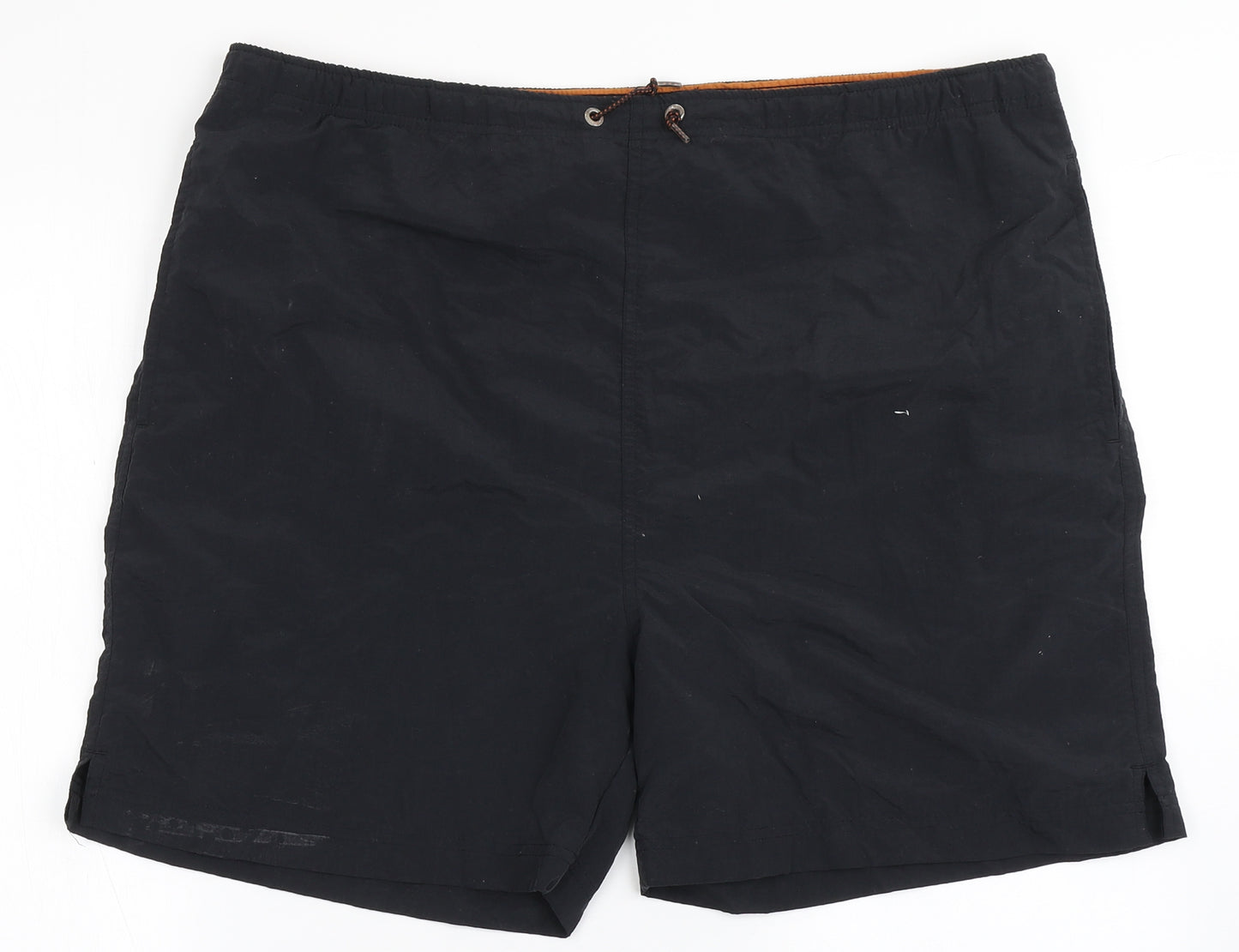 Dunnes Stores Mens Black  Nylon Athletic Shorts Size L  Regular