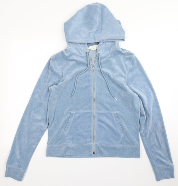 H&M Womens Blue   Jacket  Size M  Zip
