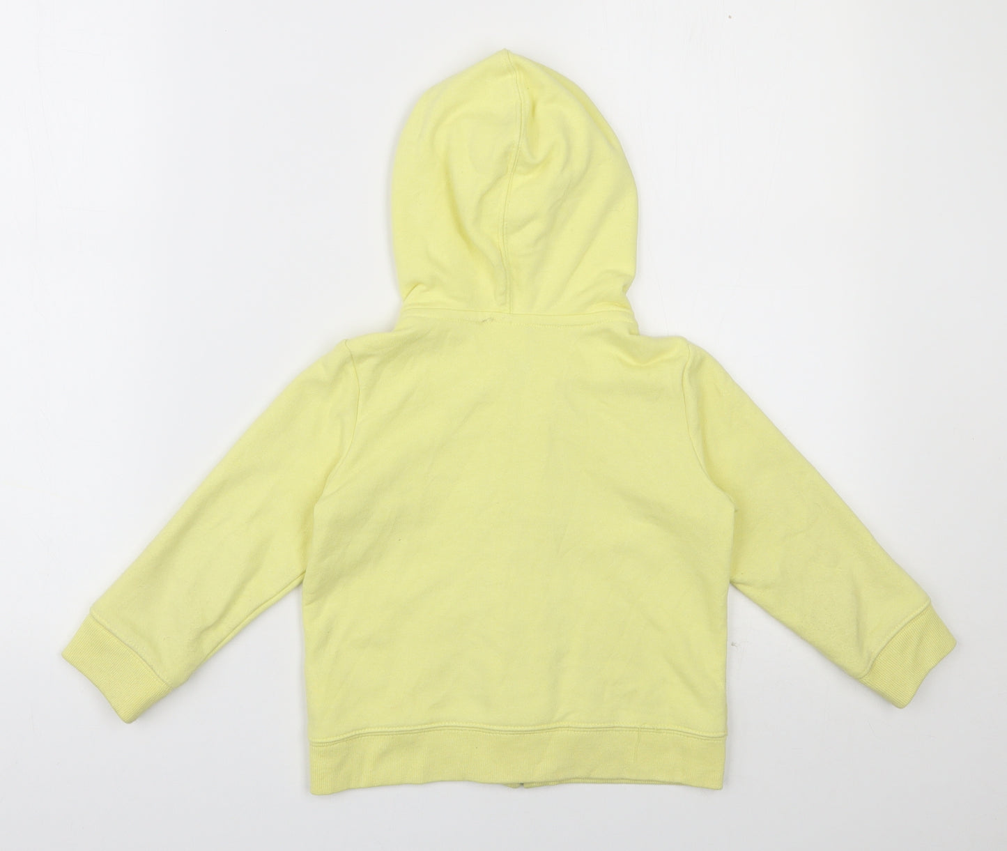Baby Gap  Girls Yellow  Cotton Full Zip Hoodie Size 3 Years  Zip