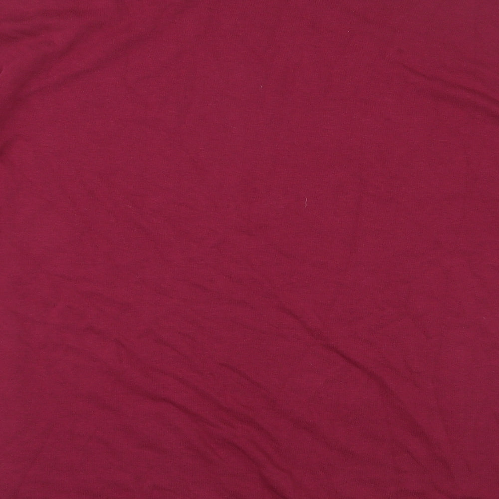 Primark Womens Red  Cotton Pullover Sweatshirt Size 12  Pullover