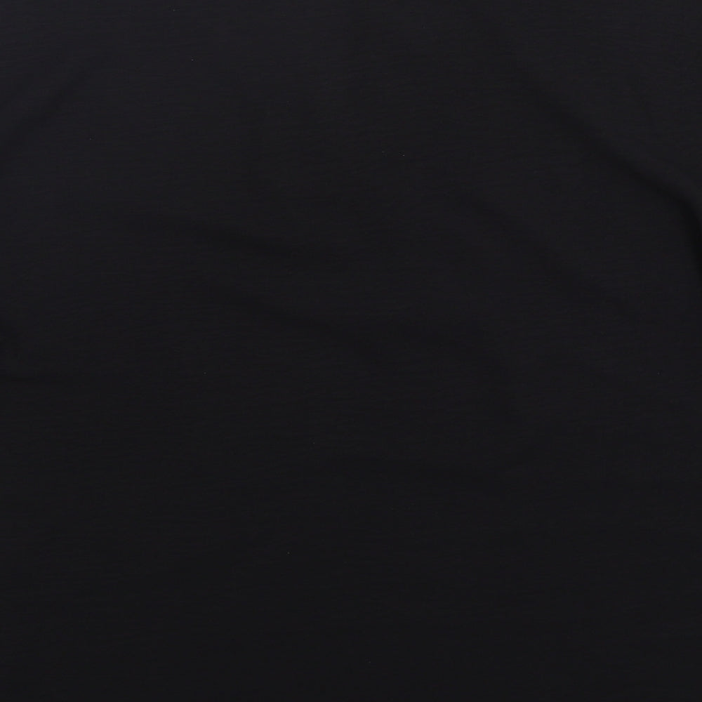 Primark Womens Black  Polyester Basic Blouse Size 14 V-Neck