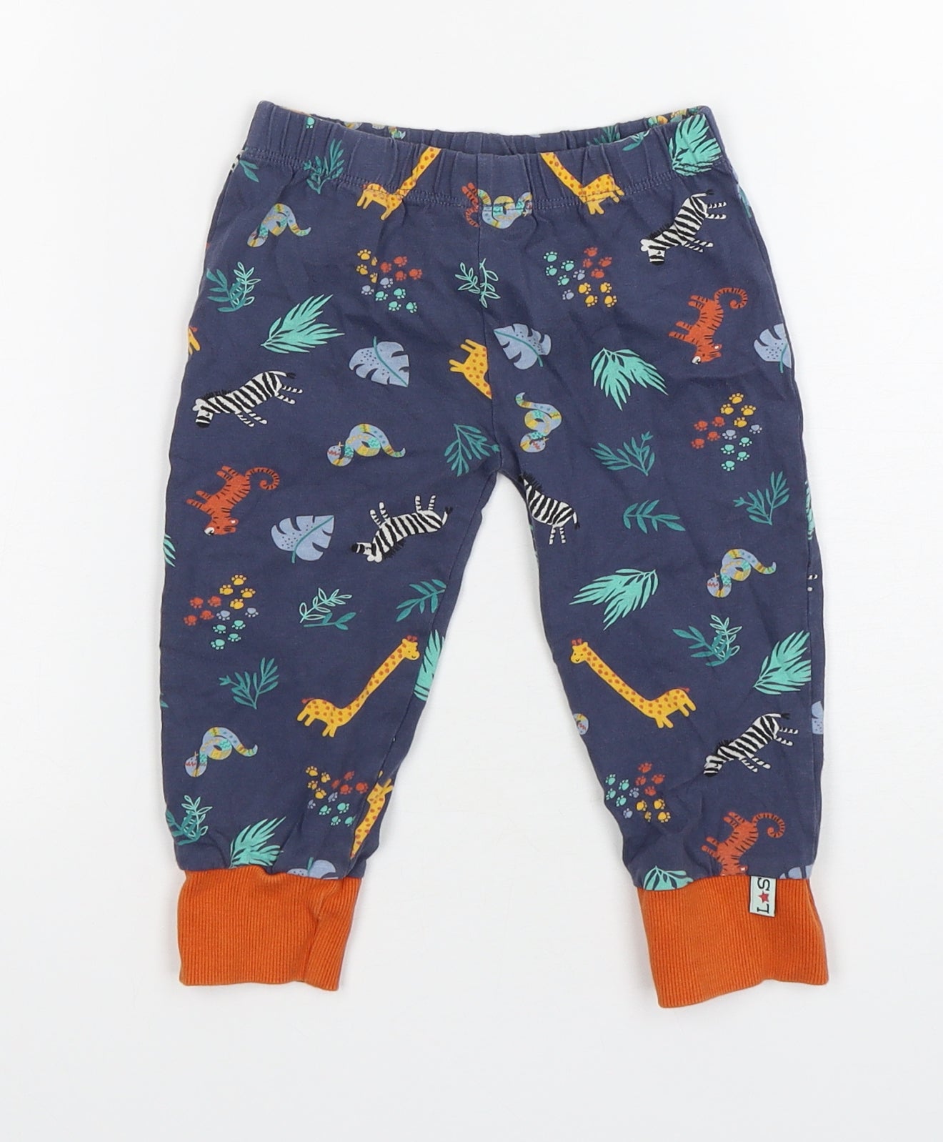 Lilly + Sid Baby Blue  Cotton Sweatpants Trousers Size 18-24 Months