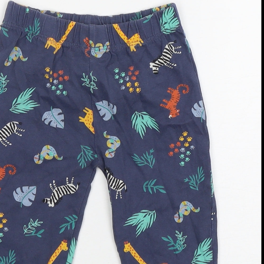 Lilly + Sid Baby Blue  Cotton Sweatpants Trousers Size 18-24 Months