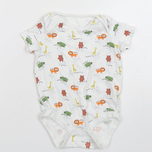 F&F Boys Multicoloured Spotted Cotton Leotard One-Piece Size 18-24 Months   - Animal Print