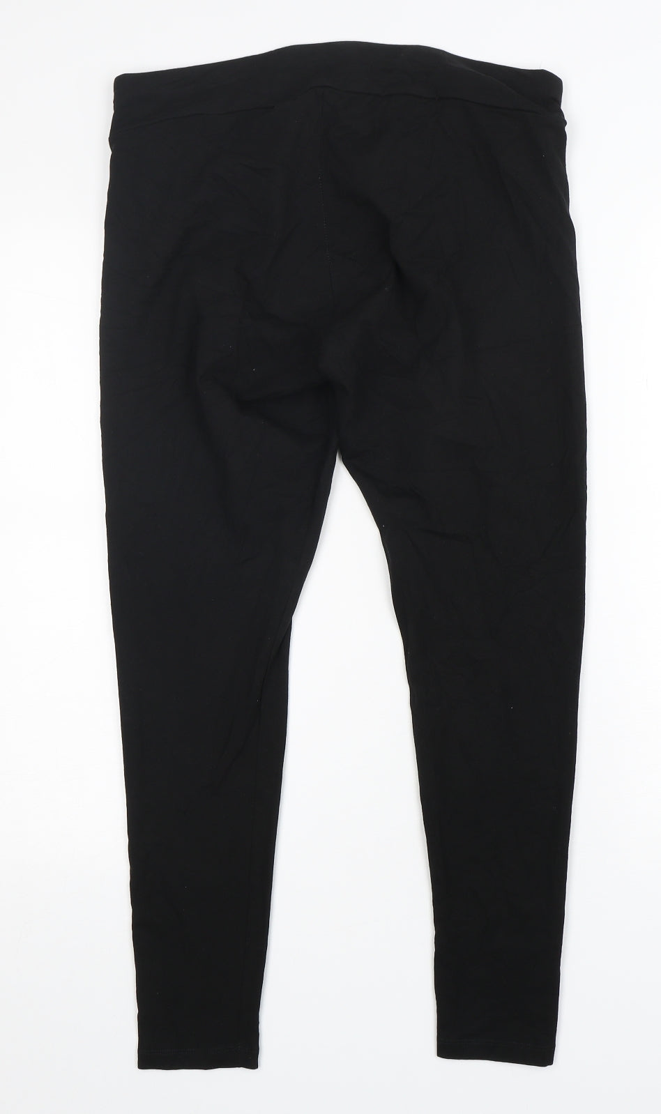 Puma  Womens Black  Cotton Compression Leggings Size L L28 in Regular