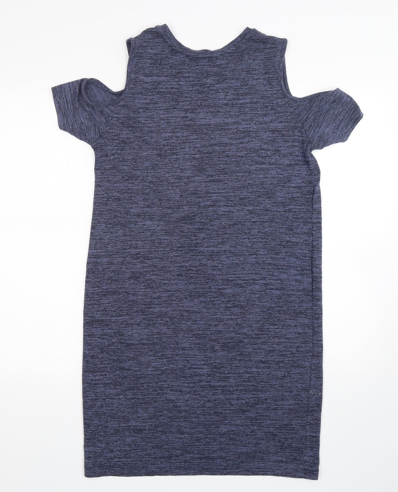TU Womens Blue  Viscose T-Shirt Dress  Size 12  Round Neck Pullover