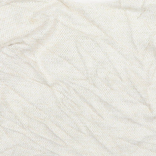 Sud Express Womens Beige  Cotton Top Pyjama Top Size 8