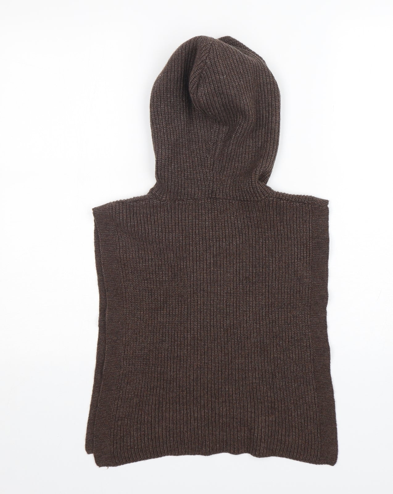 Primark Womens Brown  Polyester Cape Hoodie One Size